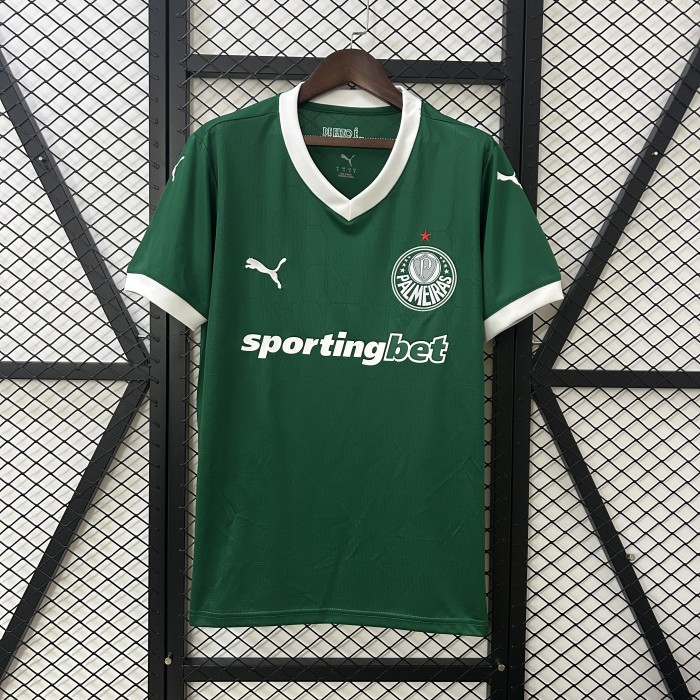 Fan Version 2025-2026 Palmeiras Home Soccer Jersey Football Shirt