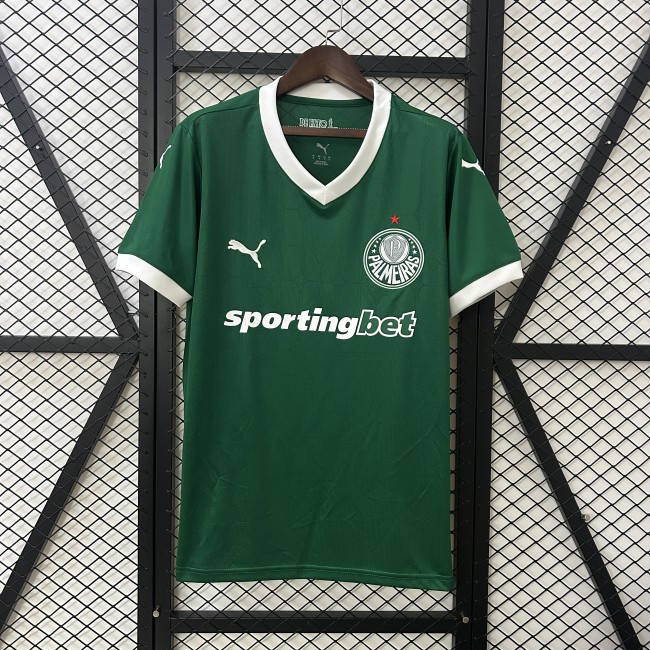 Fan Version 2025-2026 Palmeiras Home Soccer Jersey Football Shirt