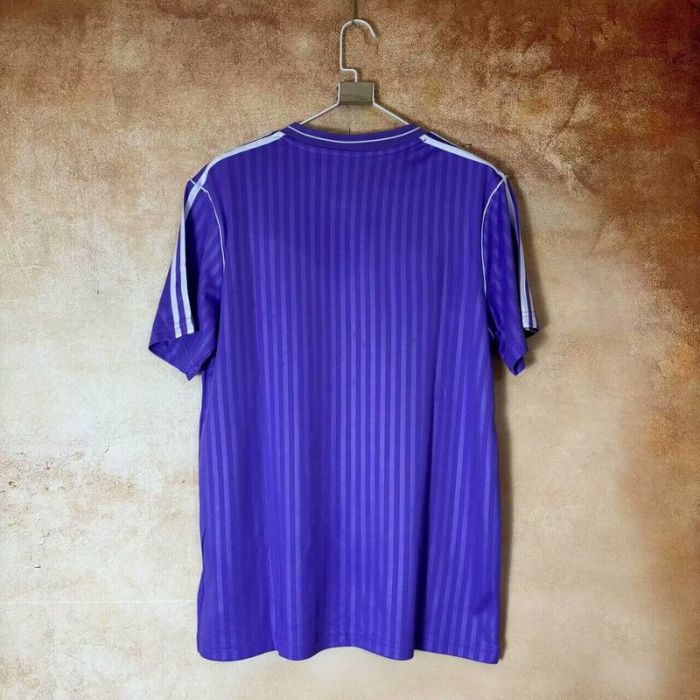 Retro Model Fans Version Real Madrid 2025-2026 Purple Soccer Jersey Real Football Shirt