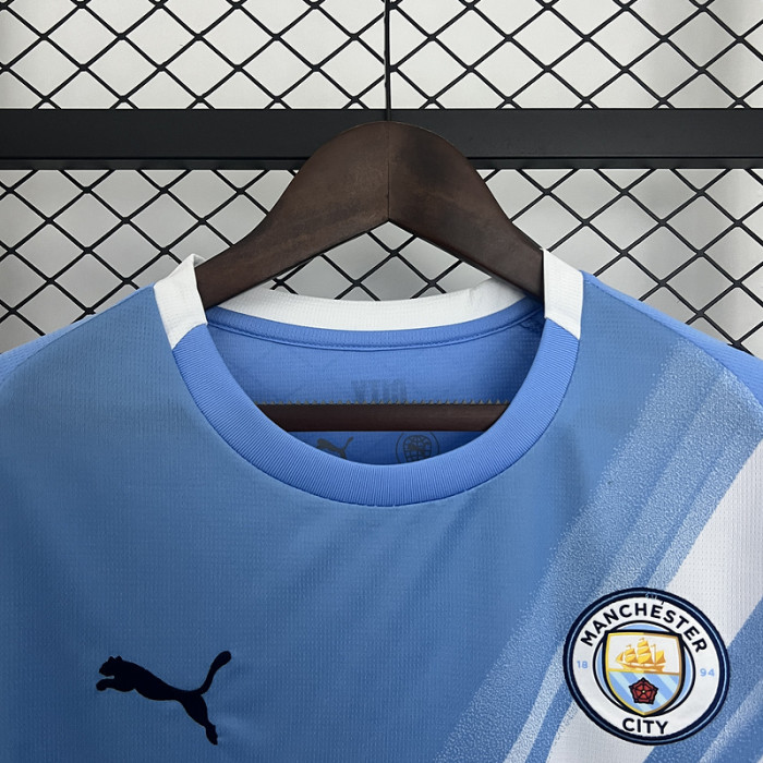 Fan Version 2025-2026 Manchester City Home Soccer Jersey Man City Football Shirt