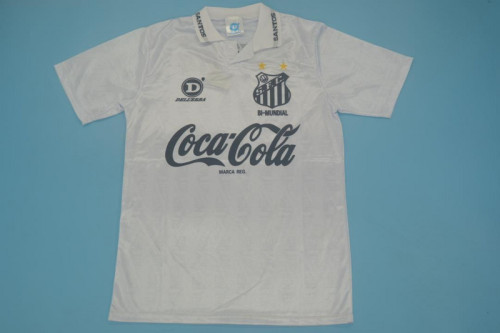 Retro Jersey 1993 Santos Home Soccer Jersey Vintage Football Shirt