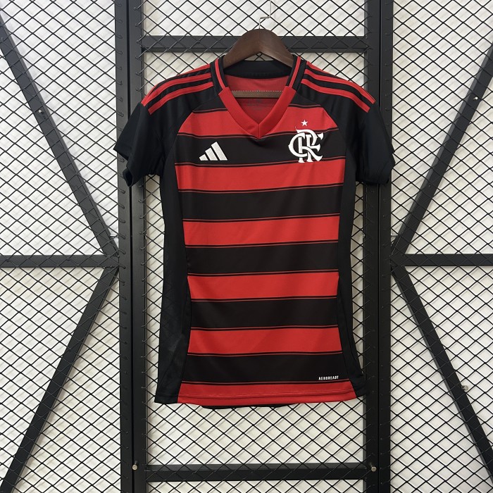 Women 2025-2026 Flamengo Home Soccer Jersey Lady Football Shirt