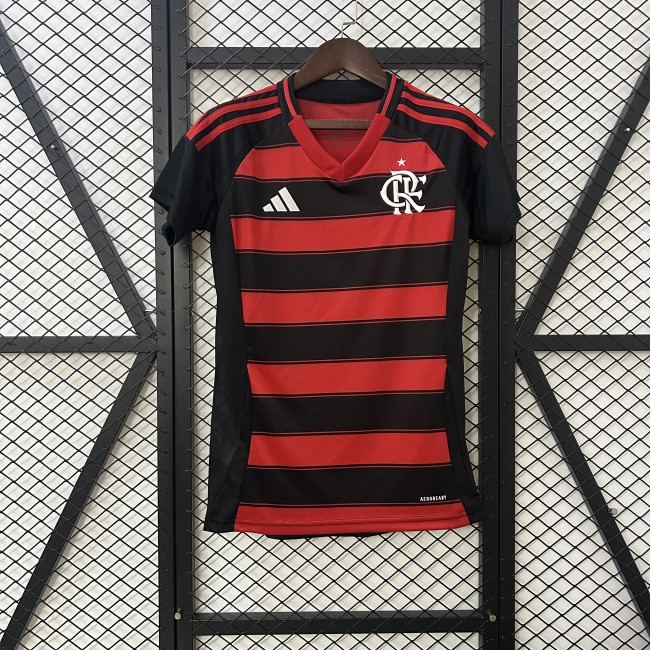 Women 2025-2026 Flamengo Home Soccer Jersey Lady Football Shirt