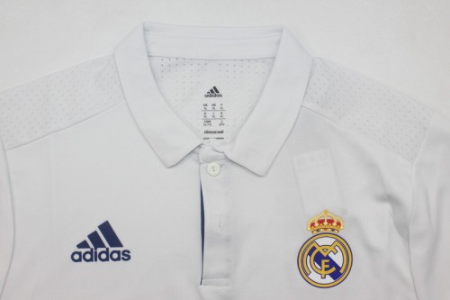 Player Version Retro Jersey 2016-2017 Real Madrid Home Soccer Jersey Vintage Football Shirt