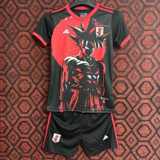Youth Uniform Kids Kit 2025 Japan COMIC Soccer Jersey Shorts Child Football Set