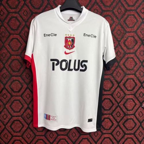 Fans Version 2025-2026 Urawa Red Diamonds Away White Soccer Jersey