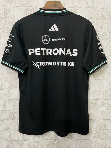 Mercedes 2025 Black Shirt Racing Jersey