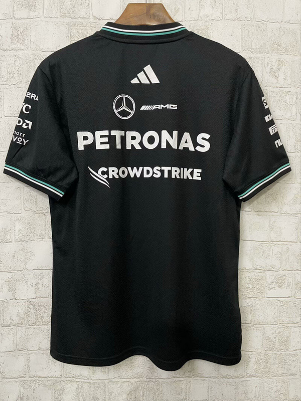 Mercedes 2025 Black Shirt Racing Jersey