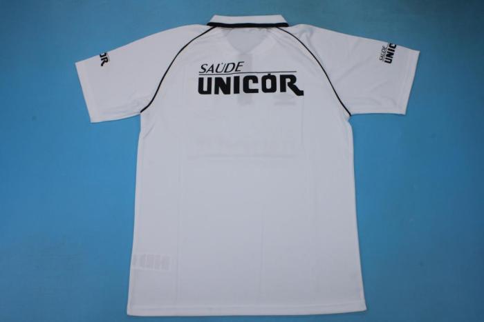 Retro Jersey 1997 Santos Home White Soccer Jersey Vintage Football Shirt