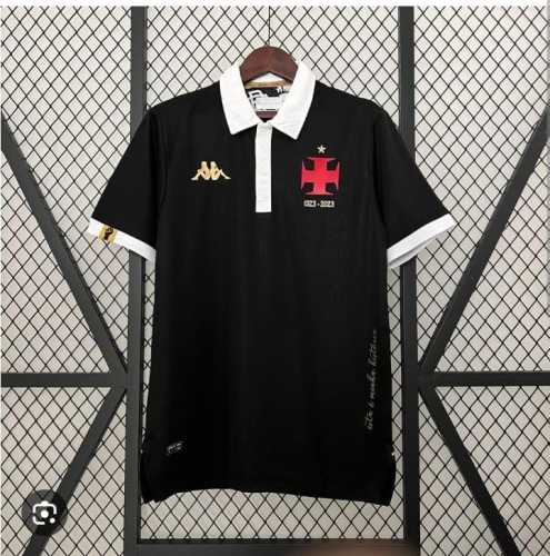 Fan Version 2023-2024 Vasco Da Gama Third Away Black Soccer Jersey Footall Shirt