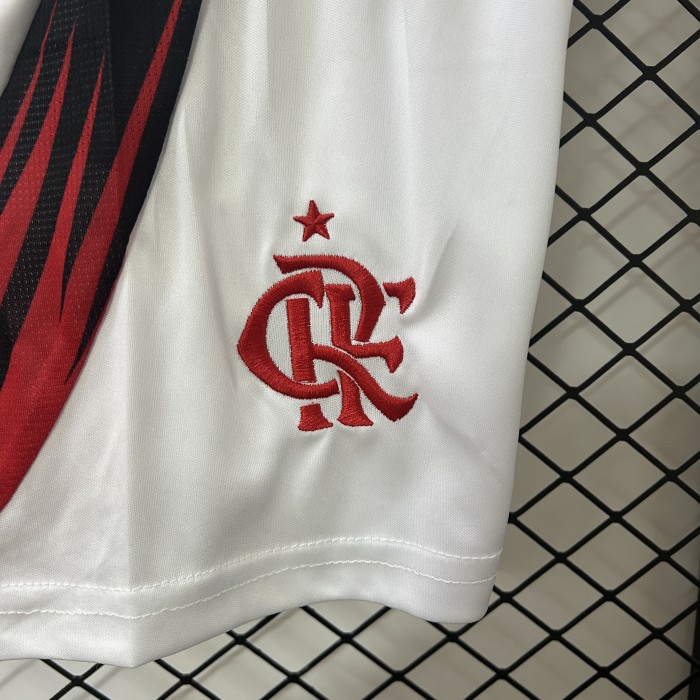 Youth Uniform Kids Kit 2025-2026 Flamengo Home Soccer Jersey Shorts Child Football Set