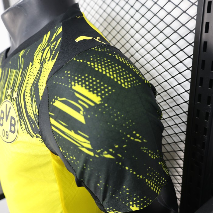 Player Version 2025-2026 Borussia Dortmund Home Soccer Jersey BVB Football Shirt