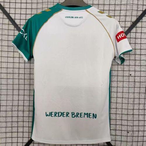 Fan Version 2025-2026 Werder Bremen Green/White Special Edition Soccer Jersey Football Shirt
