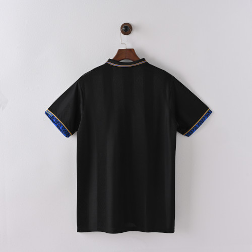 Retro Jersey 1993-1994 Manchester United Away Black Soccer Jersey Vintage Football Shirt