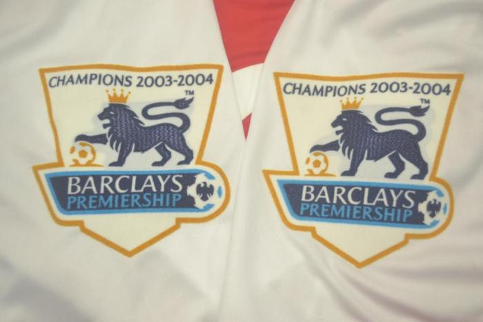 with EPL Patch Retro Jersey 2004-2005 Arsenal HENRY 14 Home Soccer Jersey Vintage Football Shirt