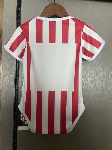 Baby Cloth 2025-2026 Atletico Madrid Home Soccer Jersey Baby Onesies