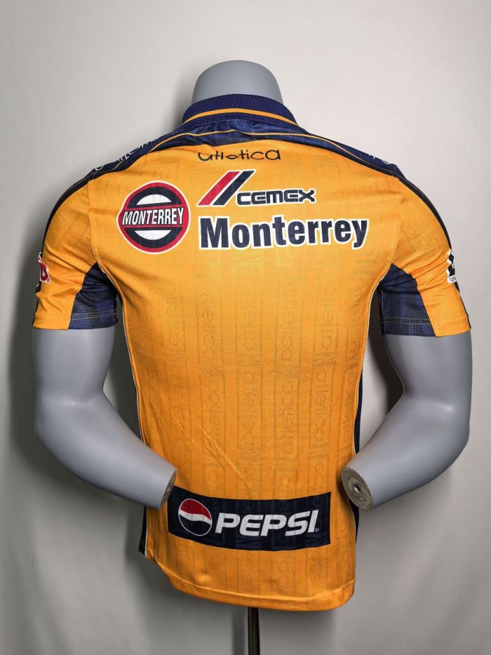 Retro Jersey 2000 Tigres UANL Home Soccer Jersey Vintage Football Shirt