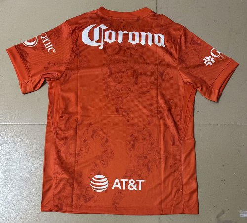 Fan Version 2025-2026 Club America Aguilas Orange Goalkeeper Soccer Jersey Football Shirt