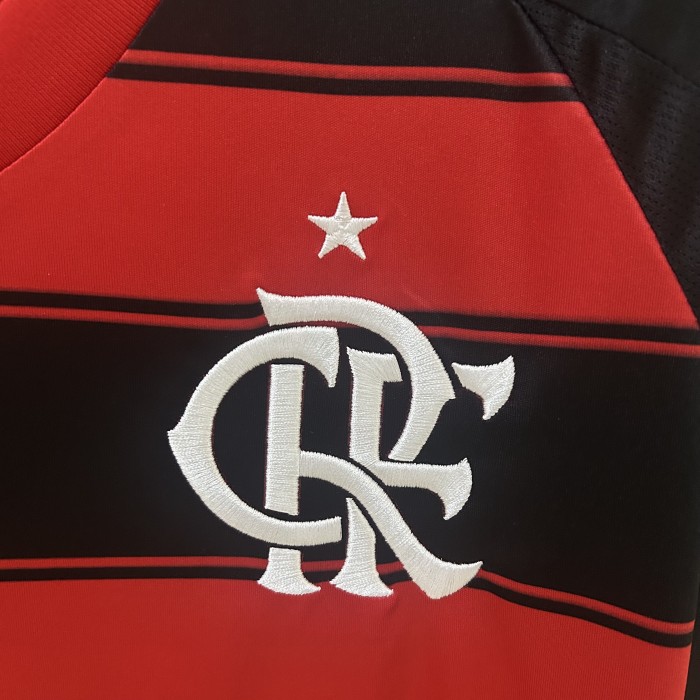 Long Sleeve 2025-2026 Flamengo Home Soccer Jersey Football Shirt