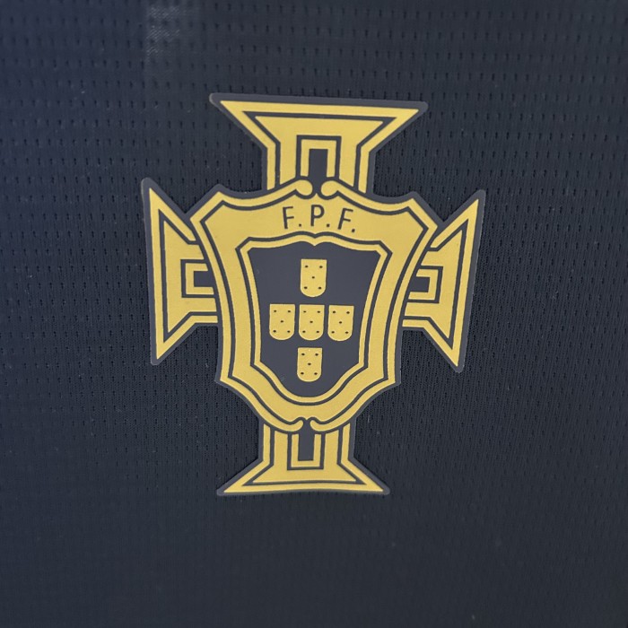 2025 Portugal Dark Blue Soccer Training Jersey Football Shirt