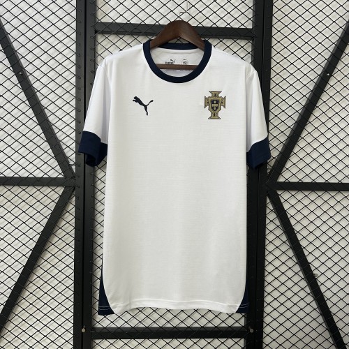 2025 Portugal White Soccer Training Jersey Football Shirt