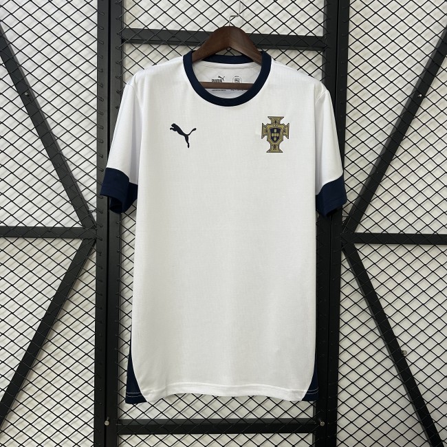 2025 Portugal White Soccer Training Jersey Football Shirt