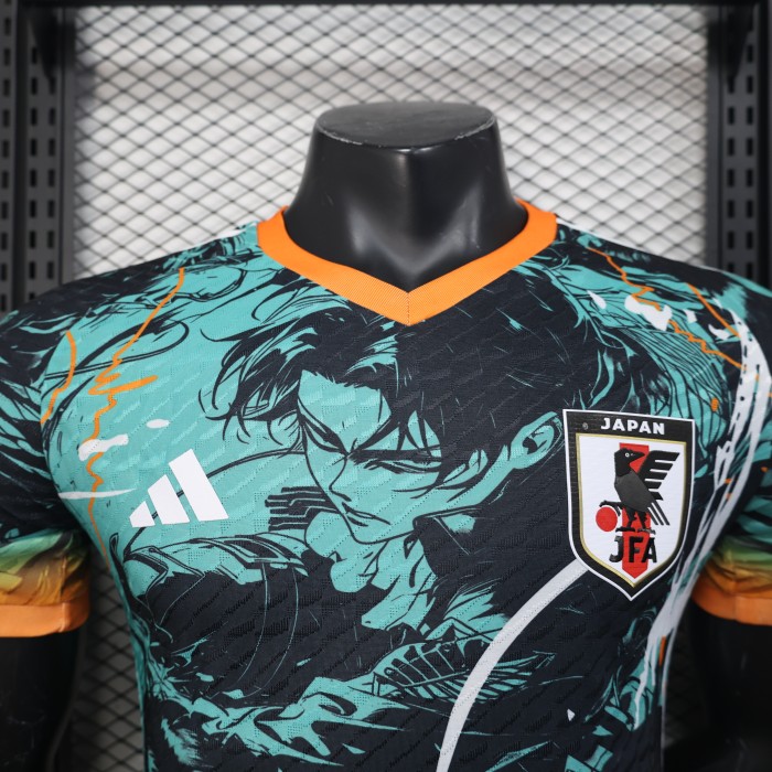 Player Version 2025 Japan Green Special Edition Soccer Jersey Football Shirt