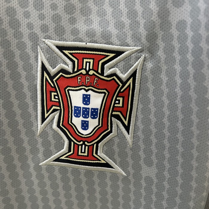 Fan Version 2025 Portugal Grey Goalkeeper Soccer Jersey Football Shirt