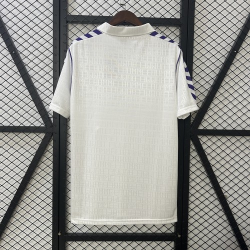 Retro Jersey 1989-1990 Real Madrid Home Soccer Jersey Vintage Real Camisetas de Futbol