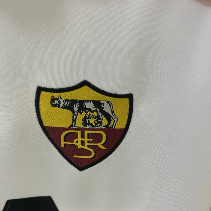Retro Jersey 1998-1999 AS Roma Away White Soccer Jersey Vintage Football Shirt