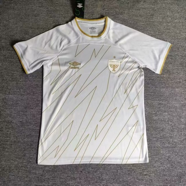 Fans Version 2025-2026 Beitar Jerusalem Third Away White Soccer Jersey Football Shirt
