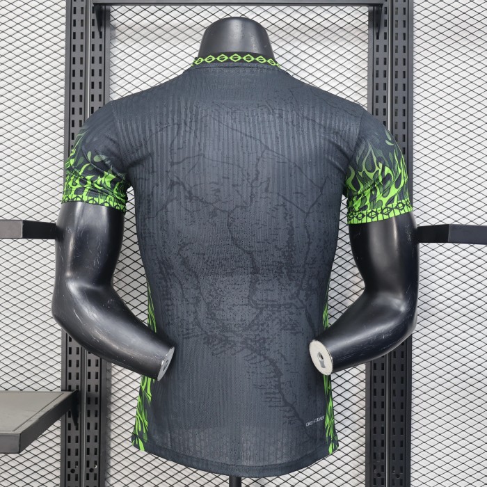 Player Version 2025 Brazil Black/Green Special Edition Soccer Jersey Brasil Football Shirt