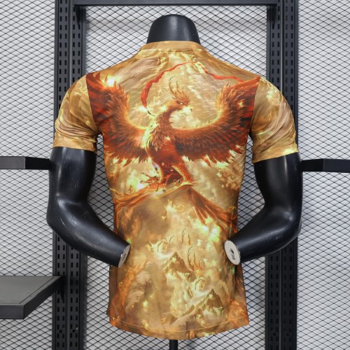 Player Version 2025-2026 Real Madrid Orange Special Edition Soccer Jersey Real Football Shirt