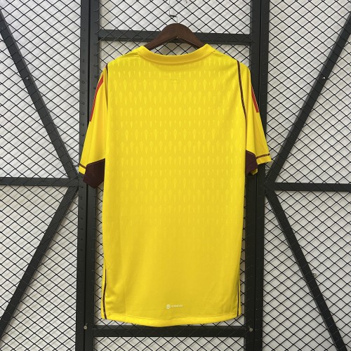Fan Version 2024-2025 Flamengo Yellow Goalkeeper Soccer Jersey Football Shirt