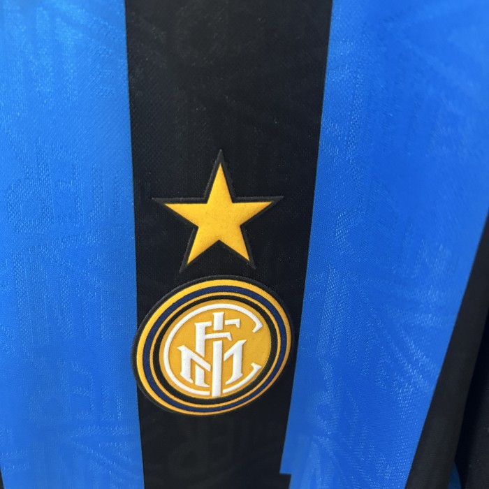 Retro Jersey 1993-1994 Inter Milan Home Soccer Jersey Vintage Football Shirt
