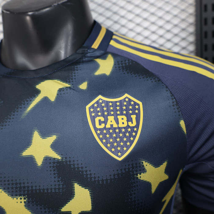 Player Version 2025-2026 Boca Juniors Third Away Soccer Jersey Football Shirt