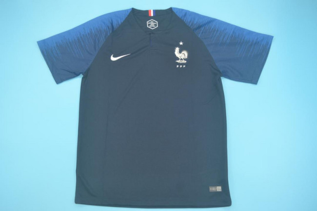 Retro Jersey 2018 France Home Soccer Jersey Vintage Football Shirt
