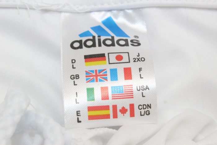 Retro Shorts 2006 France Away White Soccer Shorts Football Shorts
