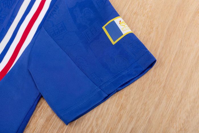 Retro Jersey France 1996 Home Blue Soccer Jersey Vintage Football Shirt