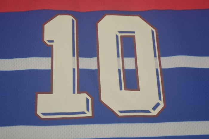 with Front Lettering Long Sleeve Retro Jersey 1998 France ZIDANE 10 Home Soccer Jersey Vintage Football Shirt