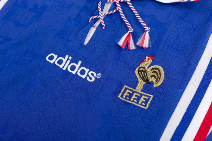 Retro Jersey France 1996 Home Blue Soccer Jersey Vintage Football Shirt