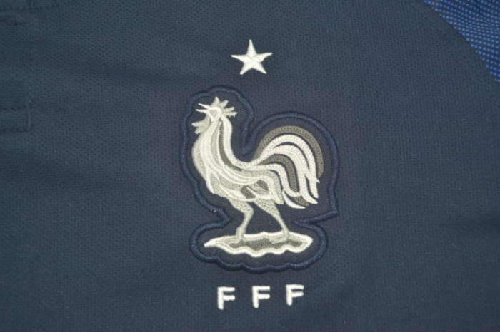 Retro Jersey 2018 France Home Soccer Jersey Vintage Football Shirt