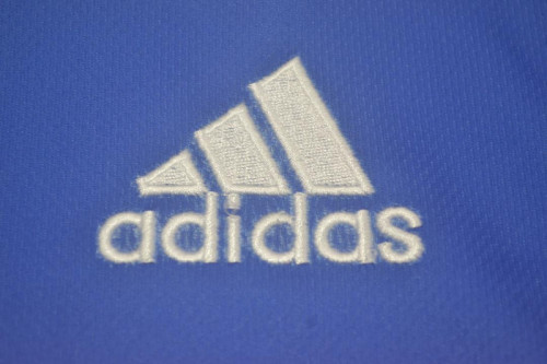 with Front Lettering Long Sleeve Retro Jersey 1998 France Home Soccer Jersey Vintage Football Shirt