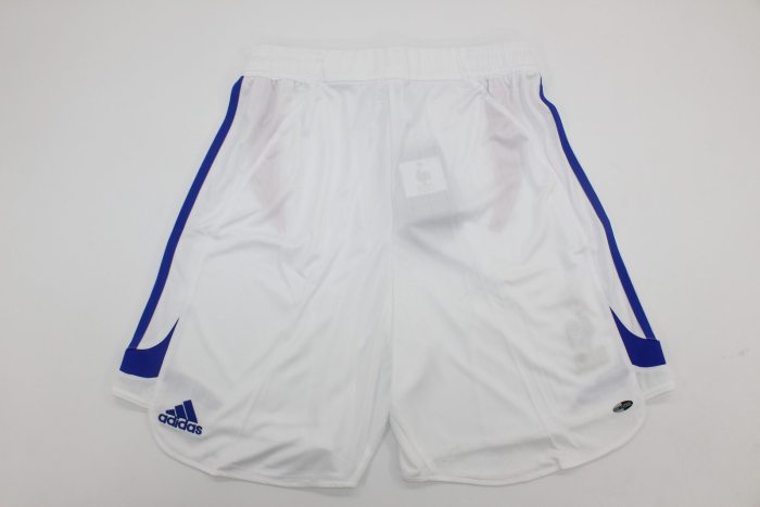 Retro Shorts 2006 France Away White Soccer Shorts Football Shorts