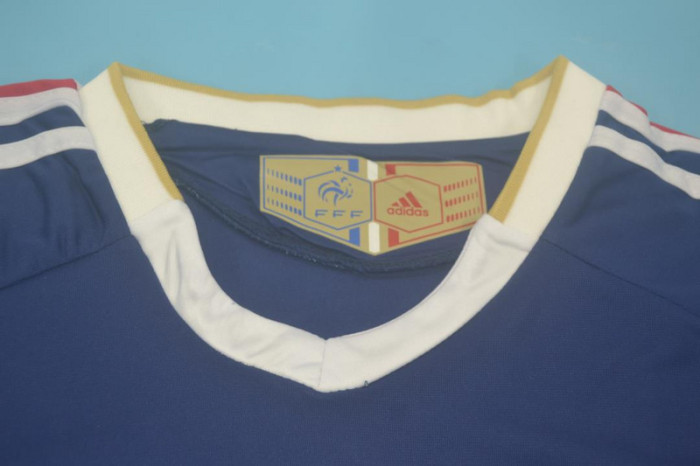 Retro Jersey 2010 France Home Soccer Jersey Vintage Football Shirt