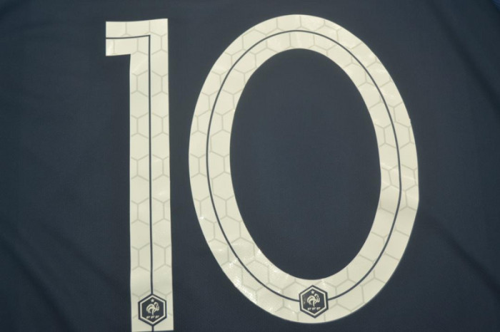 with Front Lettering+World Cup Patch Retro Jersey 2018 France MBAPPE 10 Home Soccer Jersey Vintage Football Shirt
