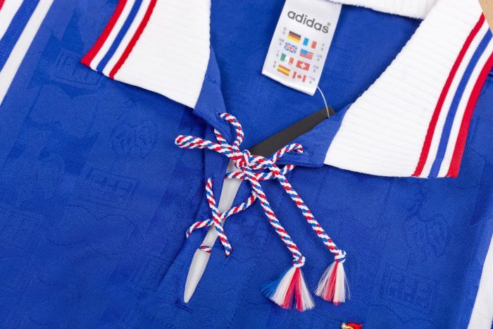 Retro Jersey France 1996 Home Blue Soccer Jersey Vintage Football Shirt