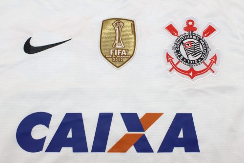 with Golden FIFA Patch Retro Shirt 2012-2013 Corinthians GUERRERO 9 Home Soccer Jersey Vintage Football Shirt