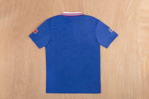 Retro Jersey France 1996 Home Blue Soccer Jersey Vintage Football Shirt