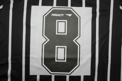 Retro Jersey 1996 Corinthians 8 Away Black Football Shirt Vintage Soccer Jersey